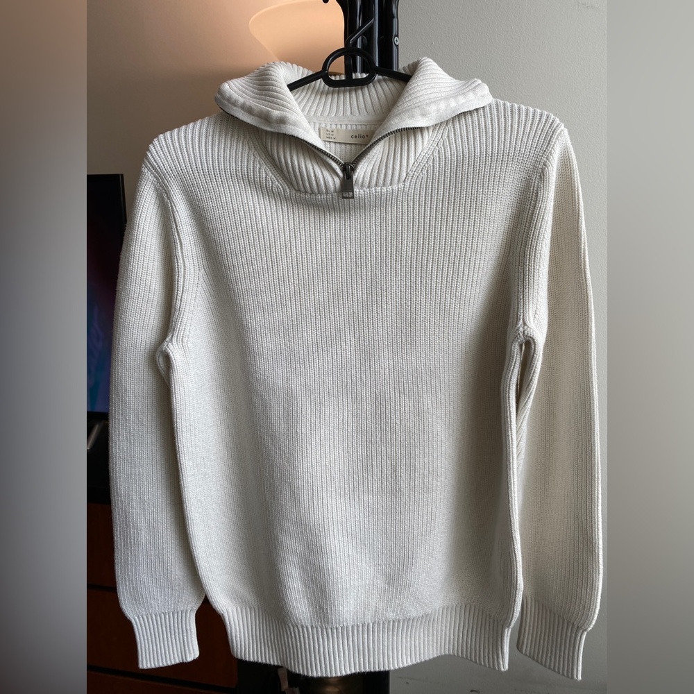 Celio men’s quarter zip sweater